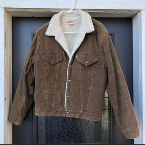 Levi’s Vintage Brown Corduroy Sherpa